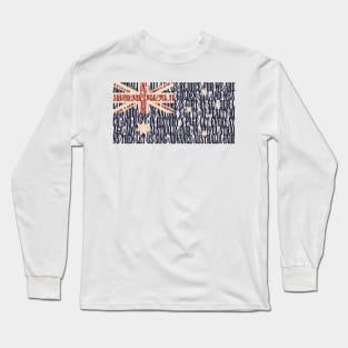 Australia national anthem flag - Advance Australia Fair Long Sleeve T-Shirt